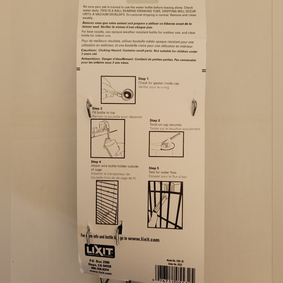 NWT Lixit Critter Bright Water Bottle - Picture 7 of 7